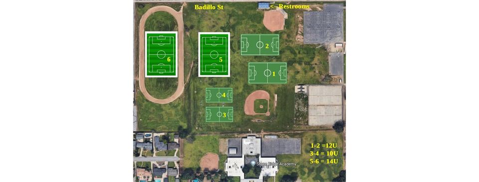 Field Layout Covina Christmas Classic!